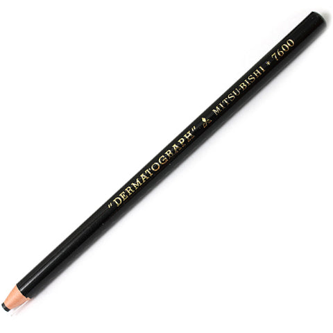 Lápis Dermatográfico  Preto MitsuBishi 7600